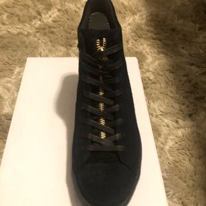 Converse Black Suede Chuck Taylors